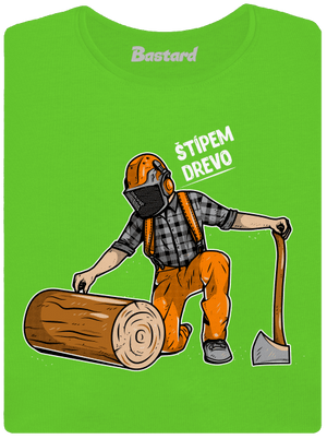Drevorubač dámske tričko Apple Green