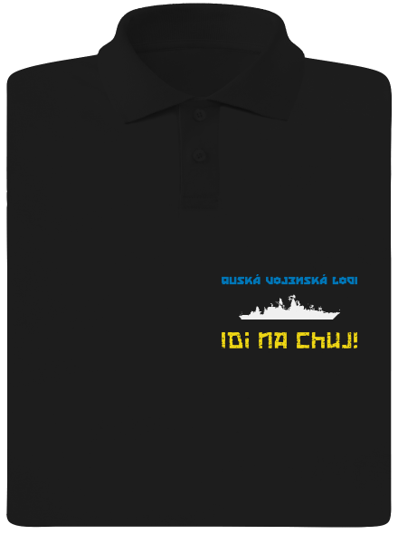 Ukrajina - Lodi idi na chuj pánska polokošeľa Black