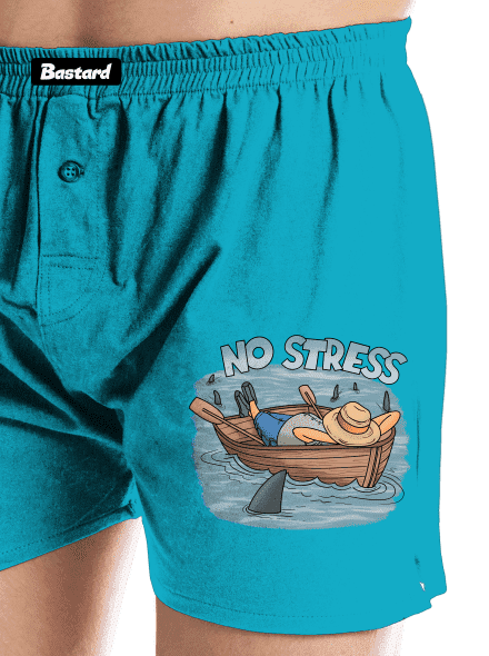 No stress pánske trenky Turquoise