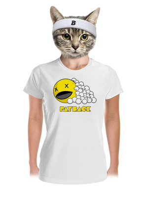Payback dámske športové tričko White