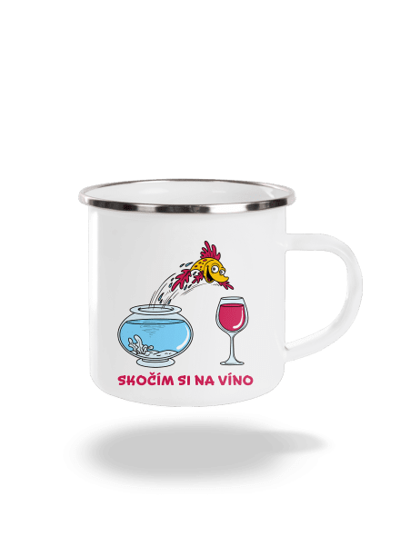 Skočím si na víno plecháčik White