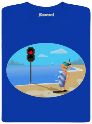 Bezpečné plávanie detské tričko Royal Blue