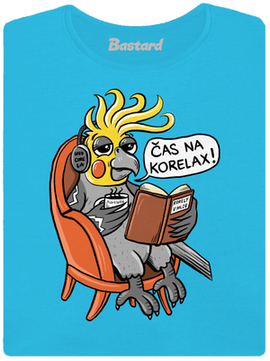 Korelax dámske tričko s lemom Blue Atol