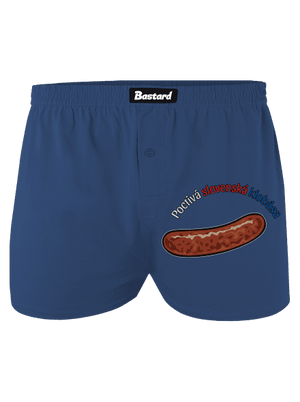 Poctivá buchta a klobása pánske trenky Blue