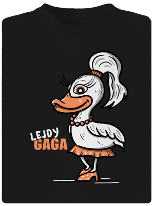 Lejdy Gaga detské športové tričko Black