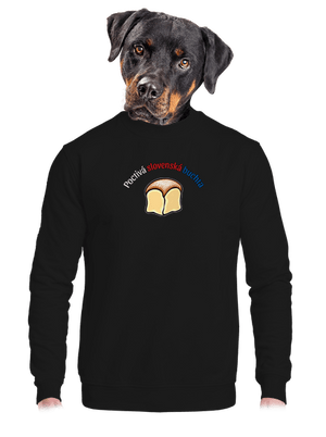 Poctivá buchta a klobása unisex mikina bez kapucne Black