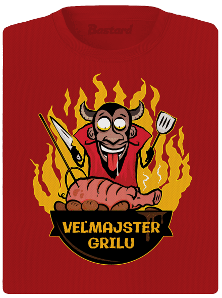 Veľmajster grilu dámske športové tričko Red Mal