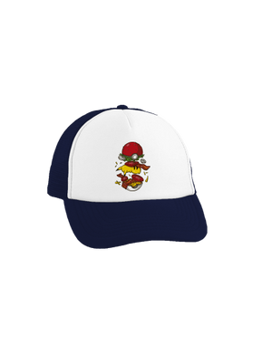 Pokémon burger šiltovka truckerka French Navy cap