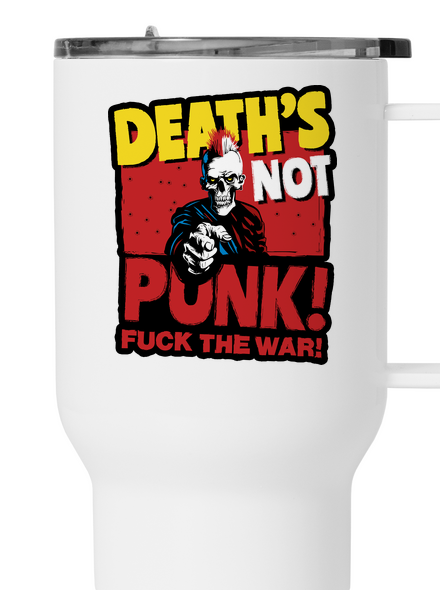 Death's not punk termohrnček White