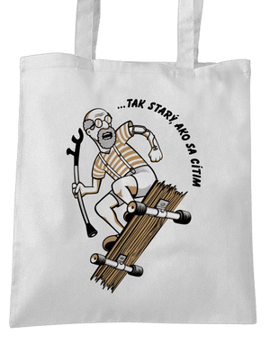 Starý, ako sa cítim taška White