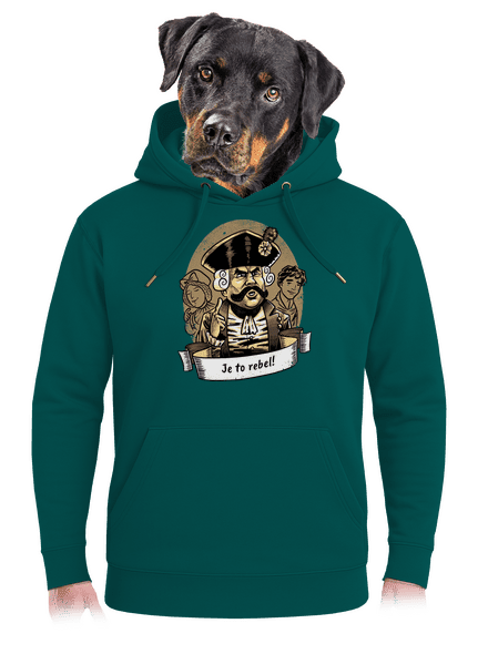 B14: S čerty nejsou žerty unisex mikina premium Emerald Green