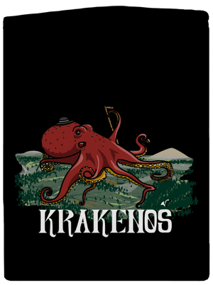 Krakenoš dámska mikina na zips Black