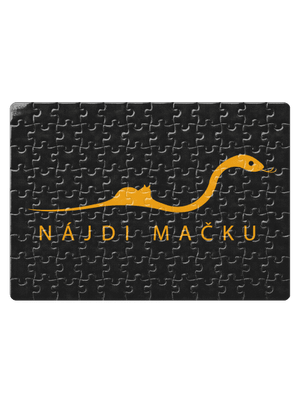 Nájdi mačku puzzle White