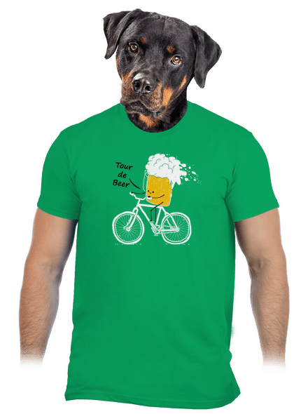 Tour de beer pánske tričko Kelly Green
