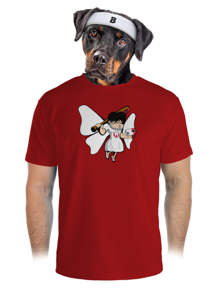 Zúbková víla pánske športové tričko Red Mal