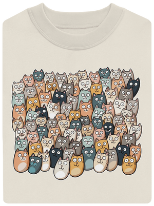 Nájdi čerta unisex mikina bez kapucne Off White