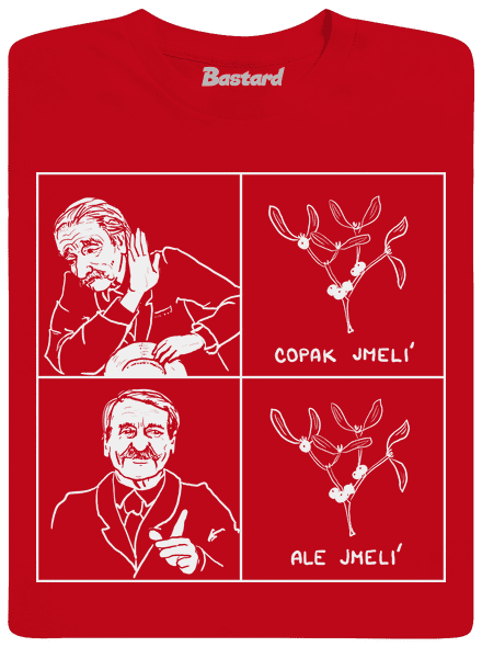 Cimrman: Copak jmelí pánske tričko Red