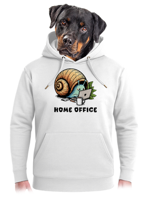 Slimákov home office unisex mikina premium Snowwhite