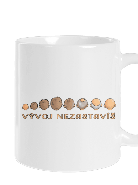Vývoj nezastavíš klasický hrnček White