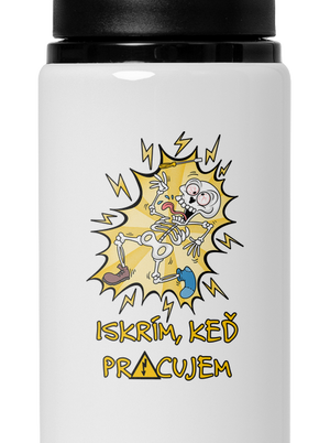 Iskrím flaša na vodu White