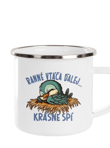 Ranné vtáča spí plecháčik White