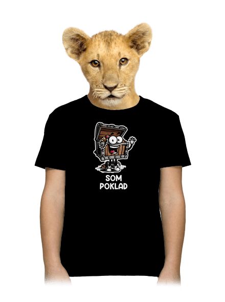 Som poklad detské tričko Black