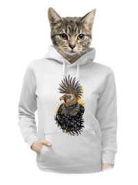 dámska mikina klokanka