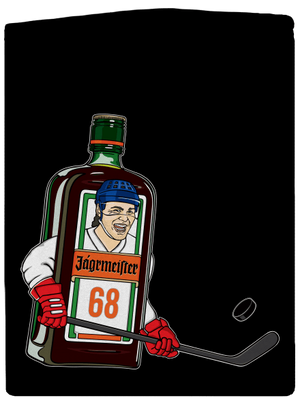 Jágrmeister dámska mikina na zips Black