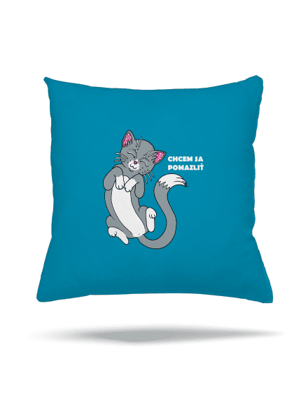Chcem sa pomazliť vankúš Blue Turquoise