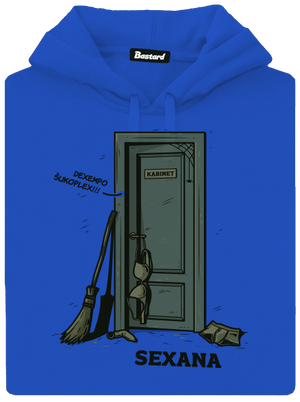 Sexana pánska mikina klokanka Royal