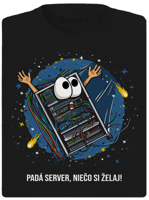 Padá server dámske športové tričko Black