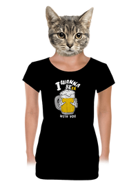 dámske tričko s lemom