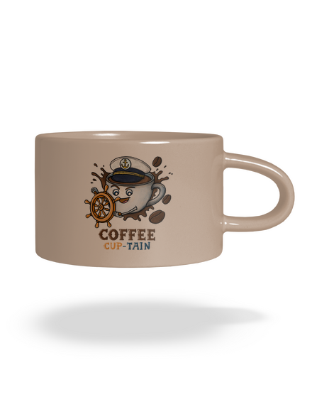 Coffee Cup-tain hrnček makronka Brown Macaron