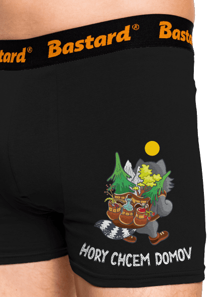 Hory chcem domov boxerky Black