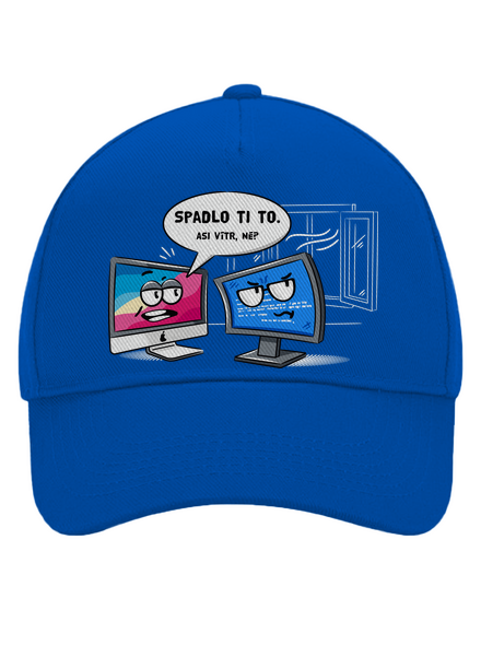Mac vs. Windows šiltovka baseballka Bright Royal