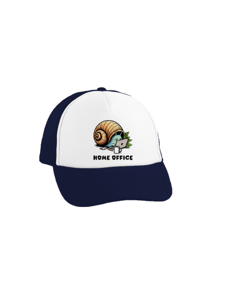 Slimákov home office šiltovka truckerka French Navy cap