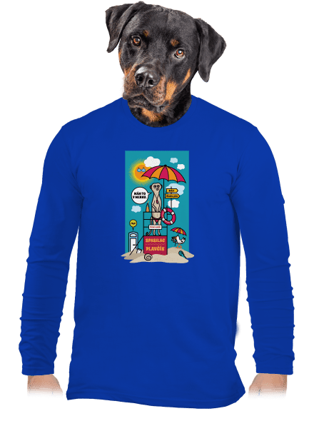 Plavčík pánske dlhý rukáv Royal Blue