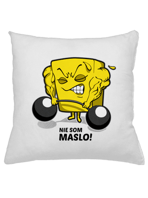 Nie som maslo vankúš White