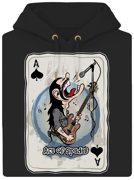 Ace of Spades unisex mikina premium Dark Black