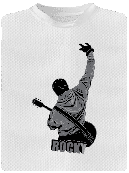 Rocky pánske športové tričko White