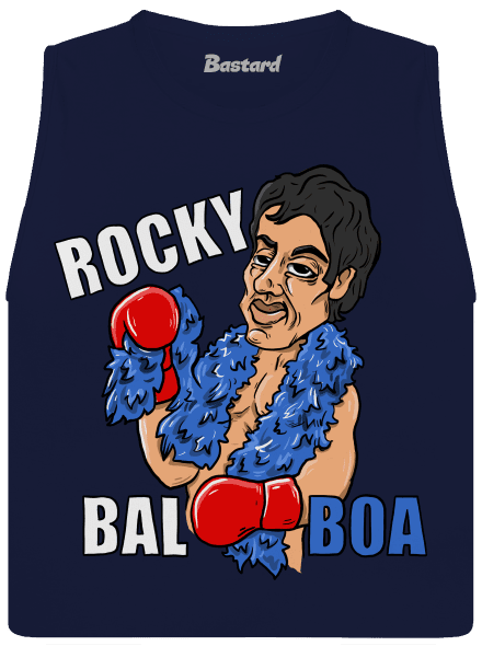 Rocky Bal boa dámske tielko voľné Navy