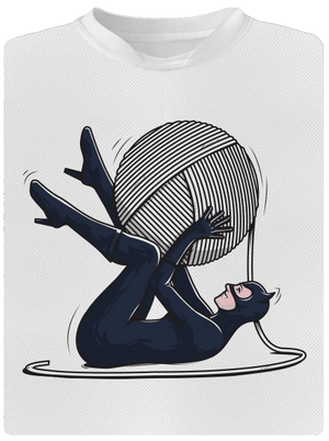 Catwoman detské športové tričko White