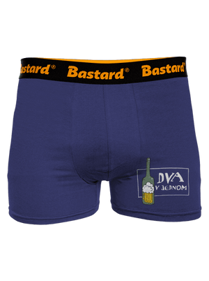 Dva v jednom boxerky Blue Navy