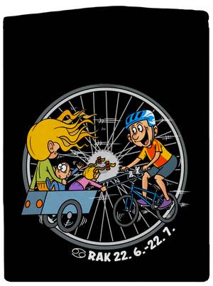 Cyklistický horoskop: Rak dámska mikina na zips Black