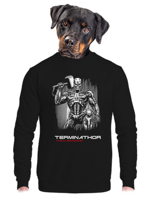 unisex mikina bez kapucne