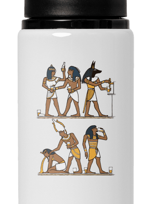 Egyptská párty flaša na vodu White