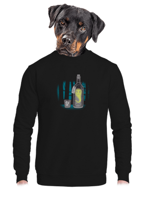 unisex mikina bez kapucne