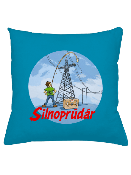 Silnoprúdár vankúš Blue Turquoise