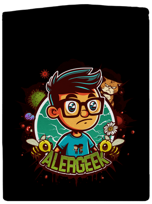 Alergeek dámska mikina na zips Black