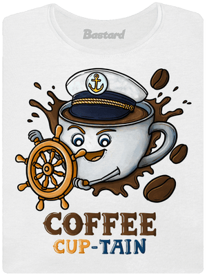 Coffee Cup-tain dámske tričko prémium White